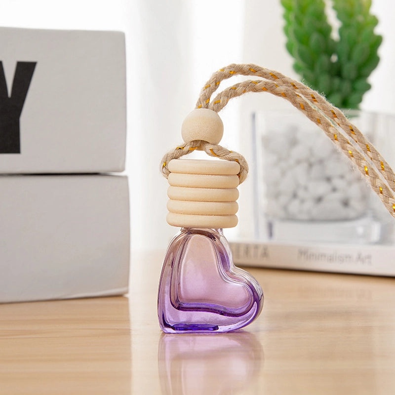 Romantic Heart-Shaped Glass Scent Diffuser|Home Fragrance & Aromatherapy