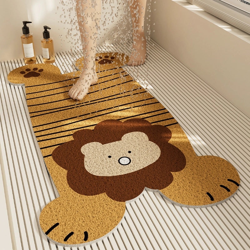 Casual Vacation Animal Pattern PVC Floor Mat for Home Decor|Home & Living Floor Mats
