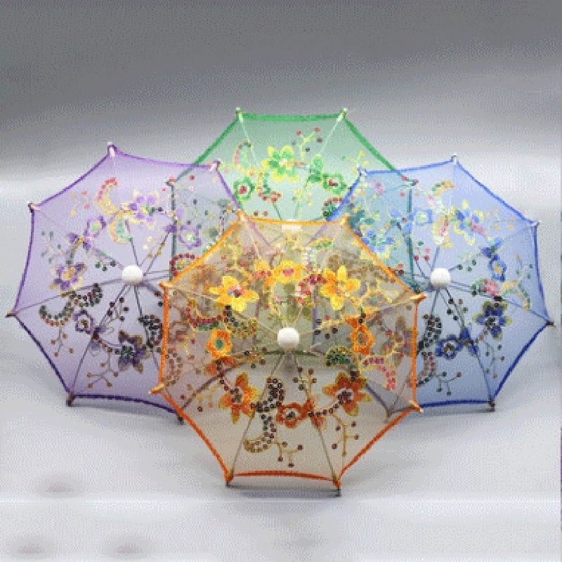 304 Stainless Steel Miniature Umbrella for Dolls | Doll Accessories