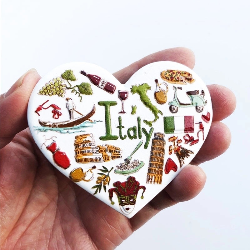 3-Piece Retro Streetwear Color Block Synthetic Resin Magnets Set|Home Decor & Magnets