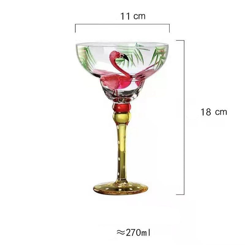 Elegant Casual Fruit Crystal Wine Glass - Single Piece|Home & Kitchen Tableware