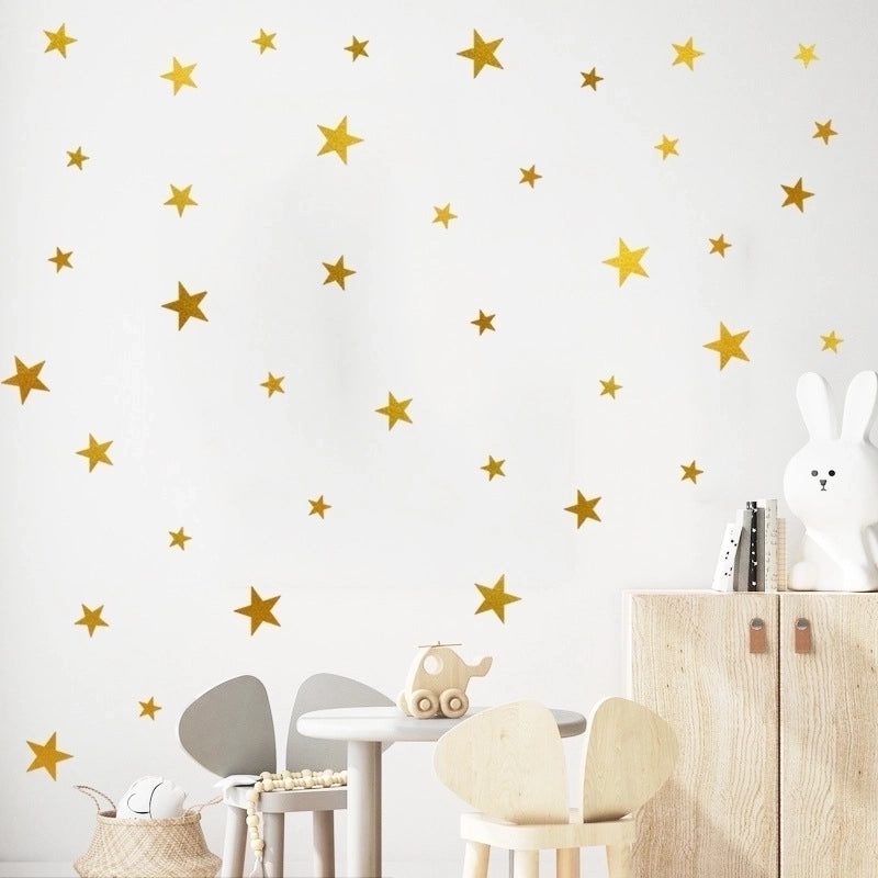 Minimalist Solid Color Star Wall Decals|Home Decor Wall Stickers