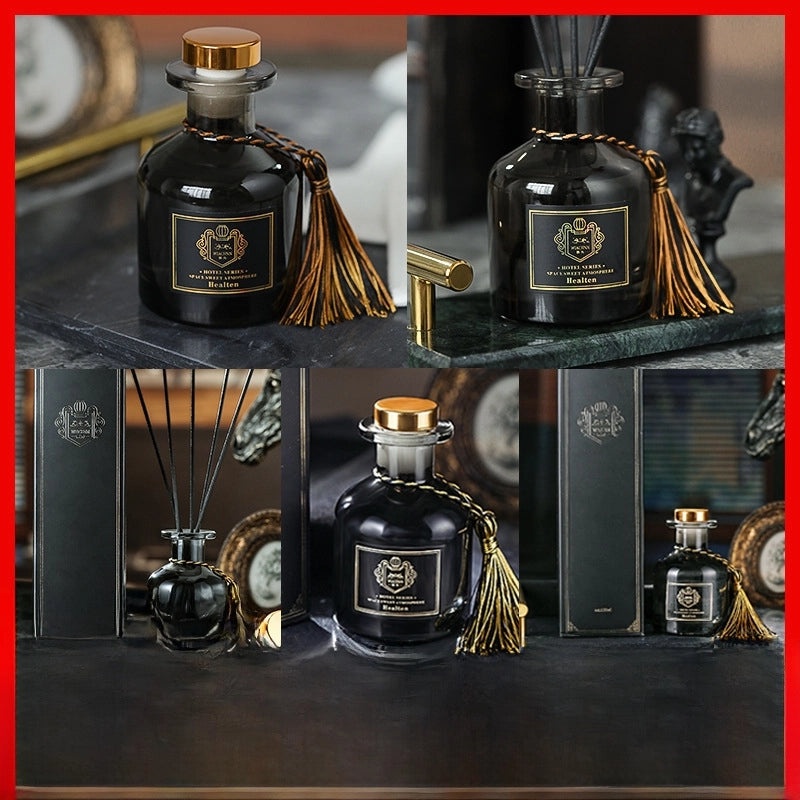 Qixiu Gardenia Scented Essential Oil Rattan Diffuser Indoor Air Freshener Deodorizer for Bathroom|Home Fragrance