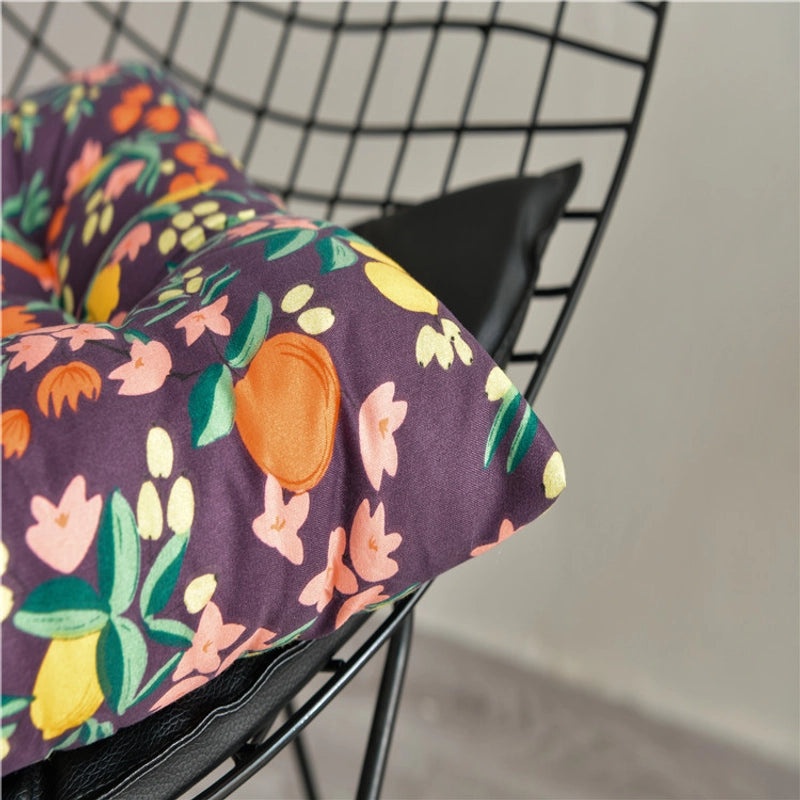 Printed Thickened Chair Cushion for Office, Dining, Student Seats | Home & Office Seating Accessories