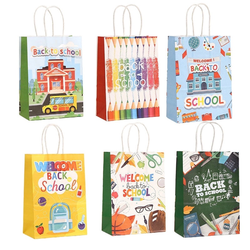 School Season Gift Bag for Stationery Book Storage | Book & Stationery Bags