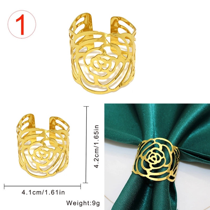 Stylish Geometric Metal Napkin Holder Single Piece|Home Decor & Kitchen Accessories