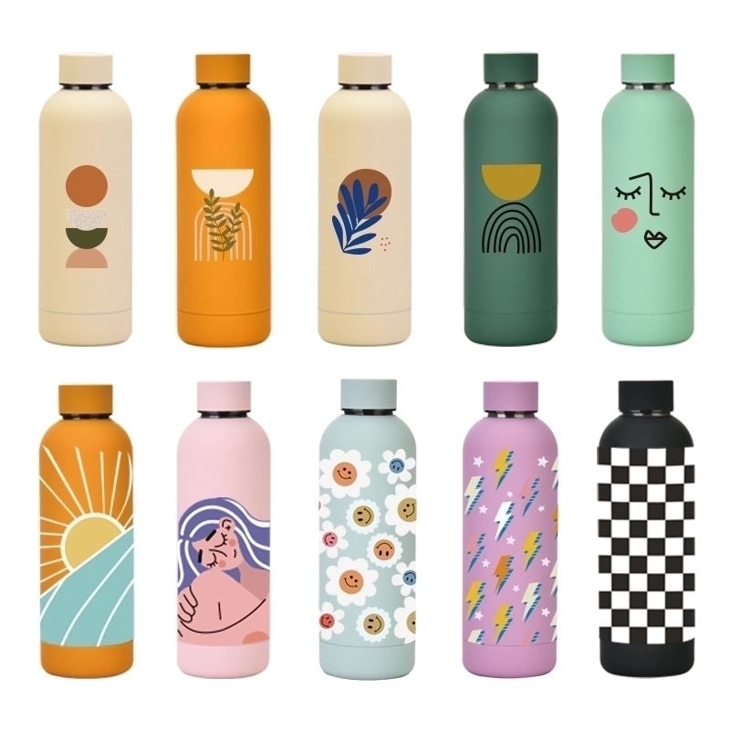 Cute Cartoon Stainless Steel Thermos Water Bottle | Drinkware & Tumblers