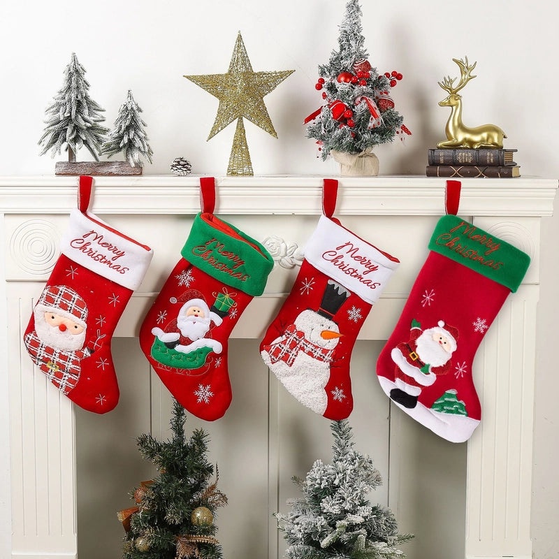Christmas Snowman Stocking Hanging Ornament | Christmas Decorations