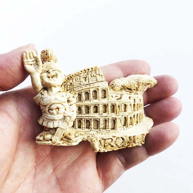 3-Piece Retro Streetwear Color Block Synthetic Resin Magnets Set|Home Decor & Magnets