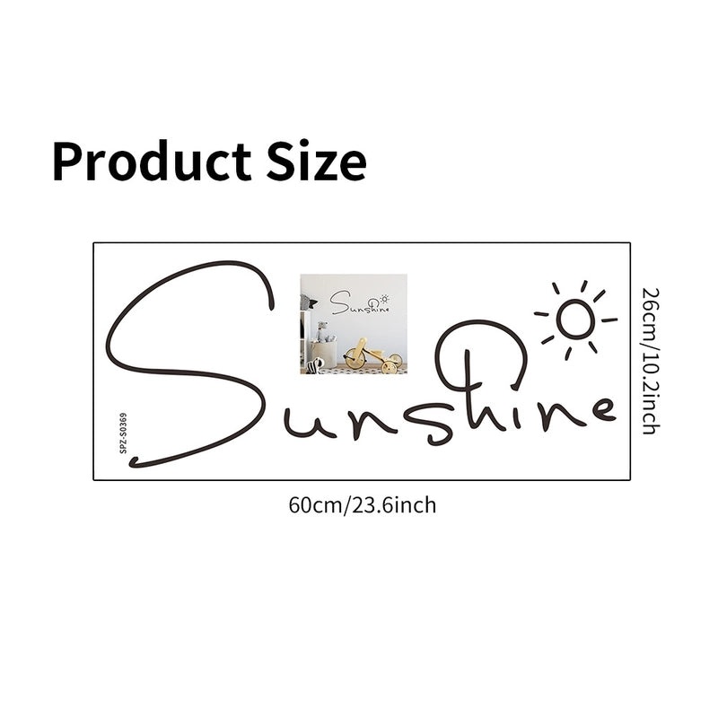 Colorful Vacation PVC Wall Art Stickers | Home Decor