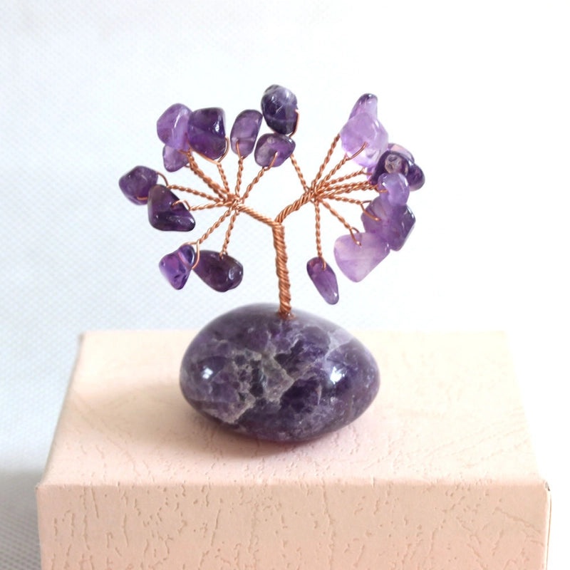 Elegant Minimalist Tree Crystal Ornament Decorative Artificial Sculpture|Home Decor & Ornaments