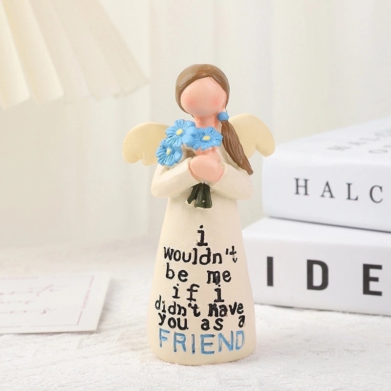 Charming Pastoral Angel Resin Figurines | Home Decor Ornaments