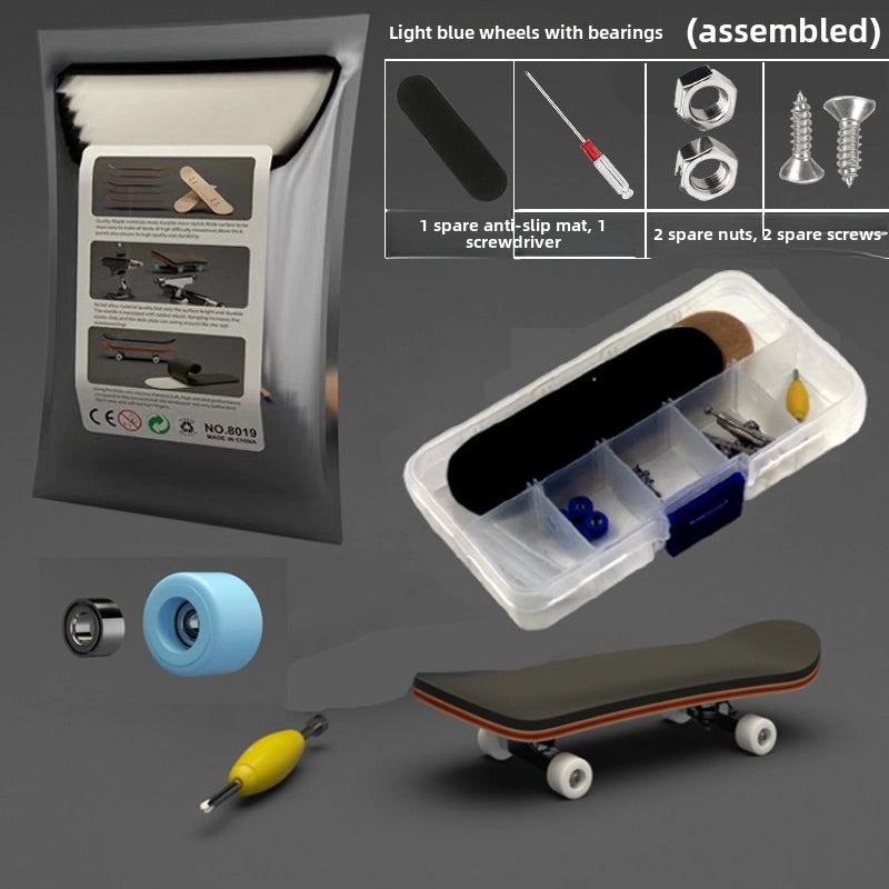 DIY Mini Finger Scooter Toy with Alloy Bearings and Maple Deck for Kids|Children's Toys & Fingerboards