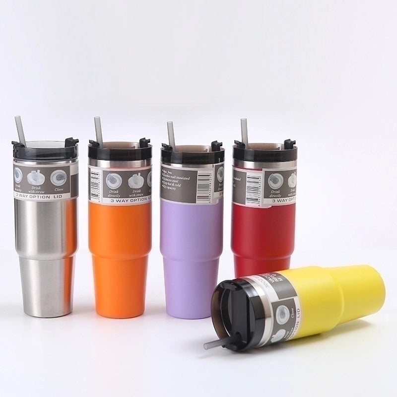 Stylish Multicolor Stainless Steel Water Bottle for Casual Vacation | Travel Accessories & Drinkware