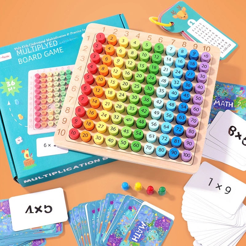 儿童早教九九乘法表拼图|儿童益智玩具