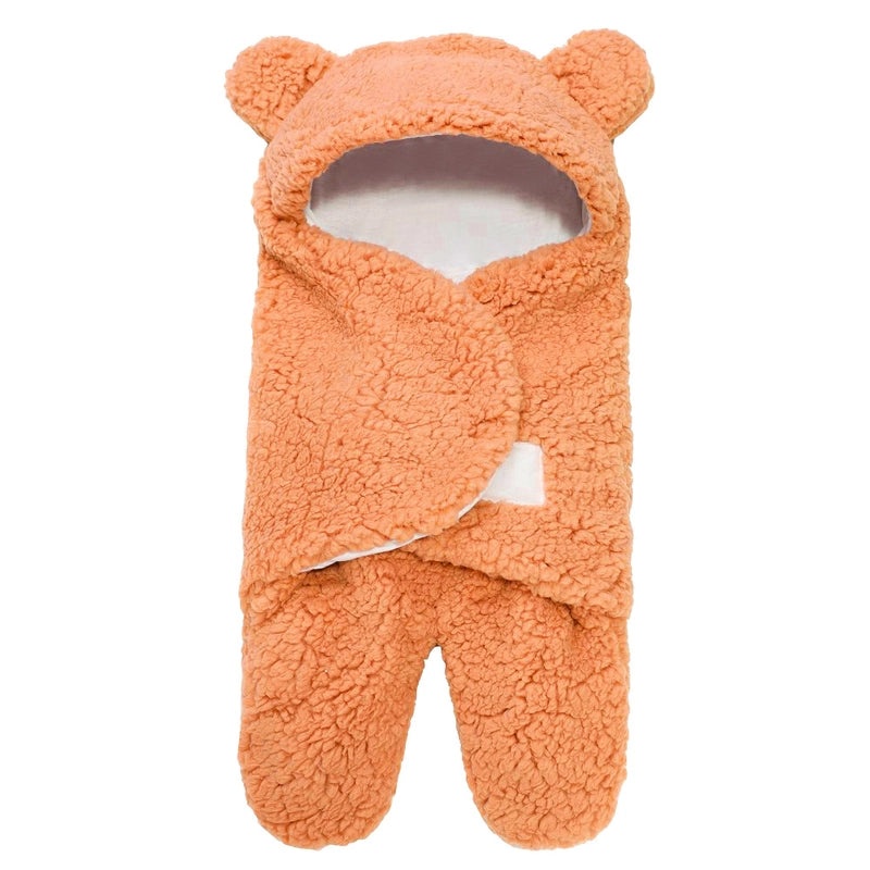 Baby Lamb Plush Sleeping Bag for Newborns Thickened Autumn Winter Swaddle Cover Anti-Scare Soft Infant Sleep Sack|Baby Sleepwear & Swaddles