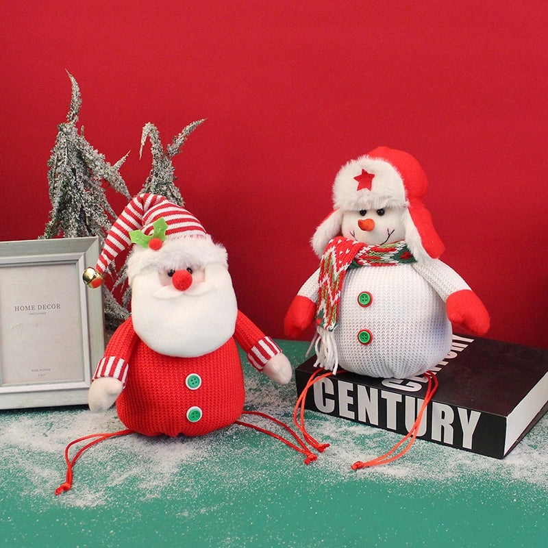 Christmas Cartoon Santa Snowman Elk Gift Bags for Party Festival|Holiday Gift Bags