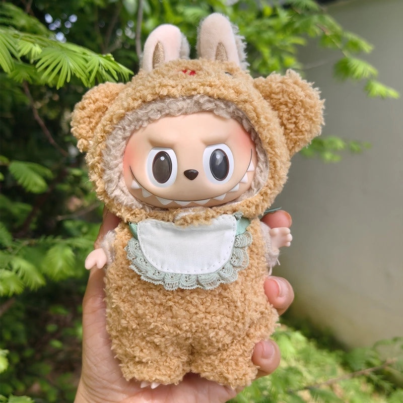 17cm Full-Length Bear Doll Clothes Set | Doll Accessories