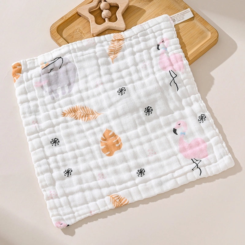 Adorable Cartoon Fruit and Fish Baby Burp Cloths Soft Infant Accessories|Baby Essentials