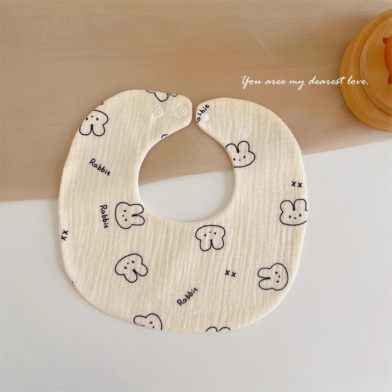 Baby Soft Cotton Gauze Newborn Bib Waterproof Absorbent Scarf for Autumn Winter|Baby & Kids Accessories