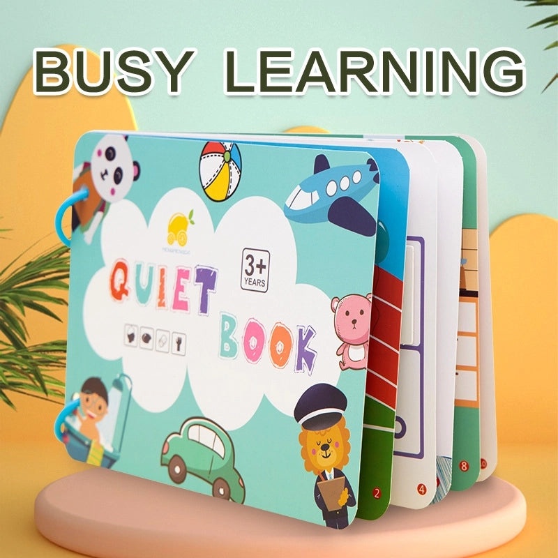 Children's Interactive Busy Book for Early Education and Quiet Learning|Educational Toys