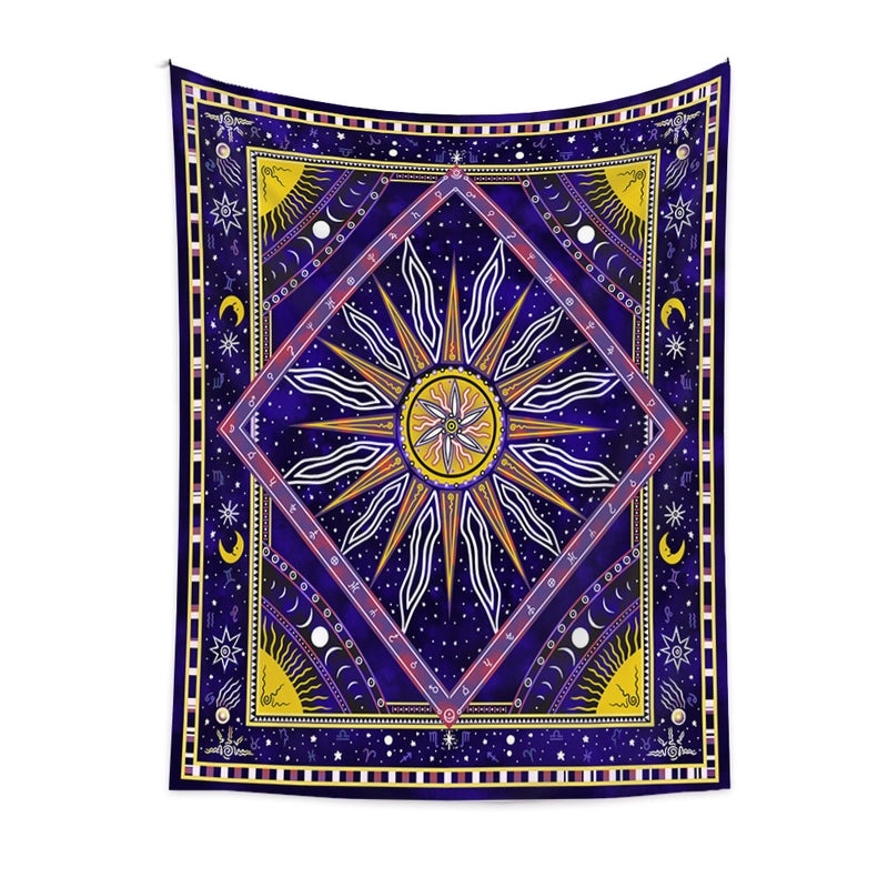 Glam Starry Sky Polyester Wall Tapestry Decorative Art|Home Decor & Wall Art