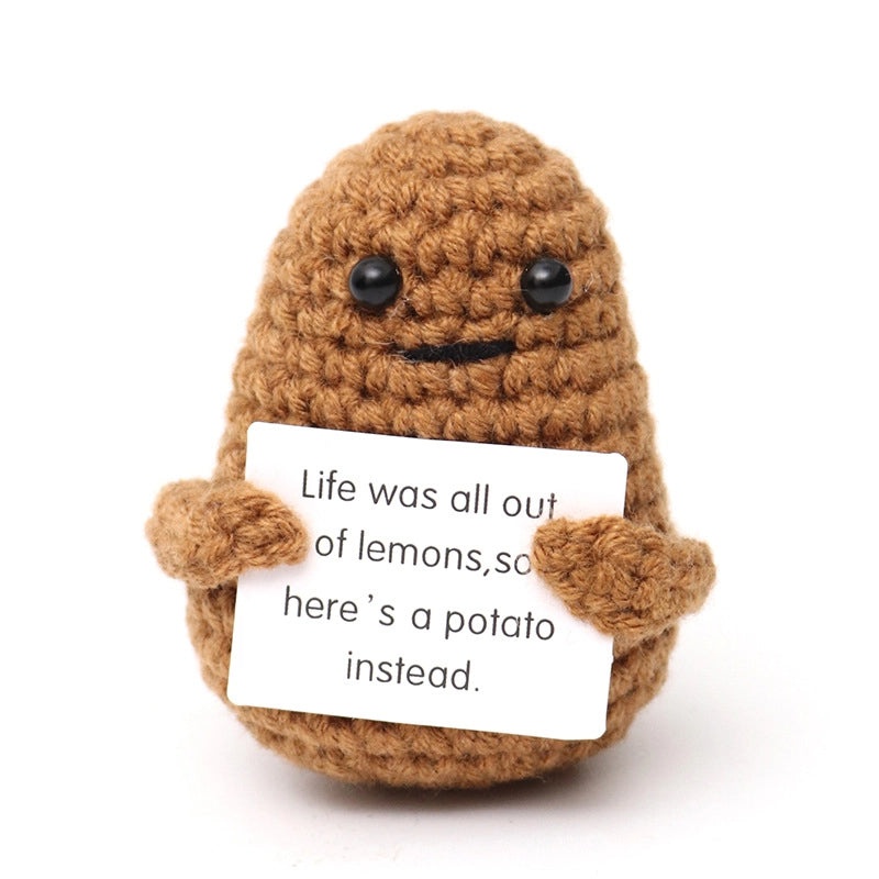 Cute Cartoon Animal and Fruit Yarn Decorations for Home|Home Decor