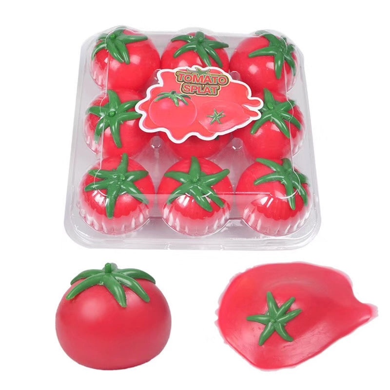 Squishy Tomato Stress Relief Toy Soft TPR Material|Stress Relief Toys