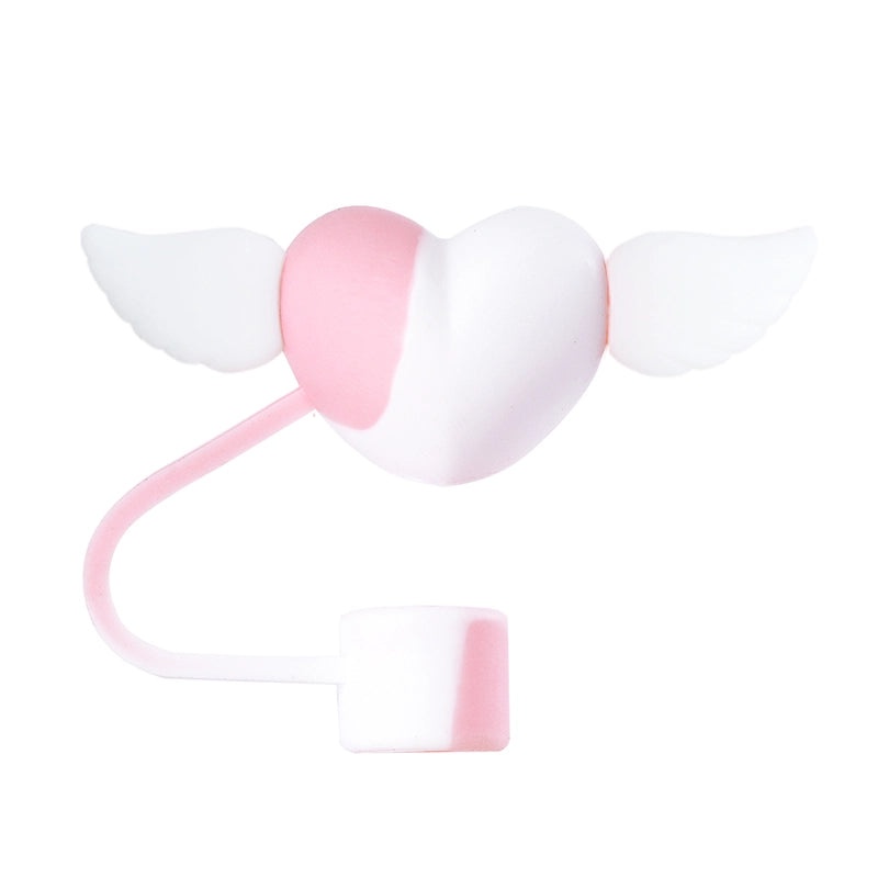 Multicolor Silica Gel Straw Cap for Drinks Casual Elegant Cute Design | Drink Accessories