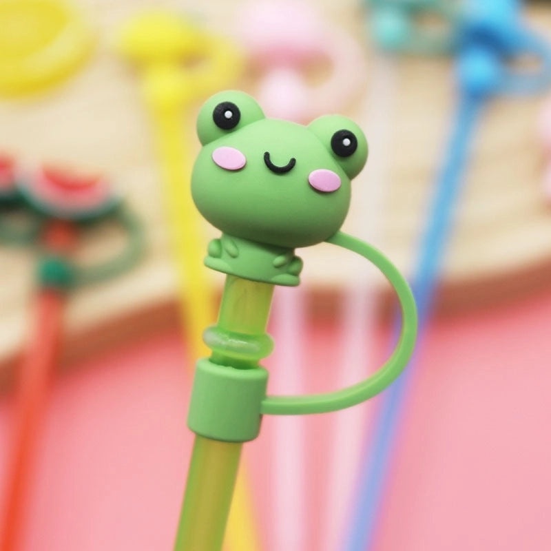 Adorable Animal & Fruit Silicone Straw Single Pack|Drinkware & Bar Accessories
