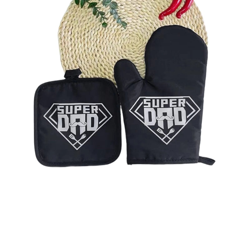 耐热加厚厨房手套防烫耐高温烘焙微波炉用隔热手套套装|厨房用品