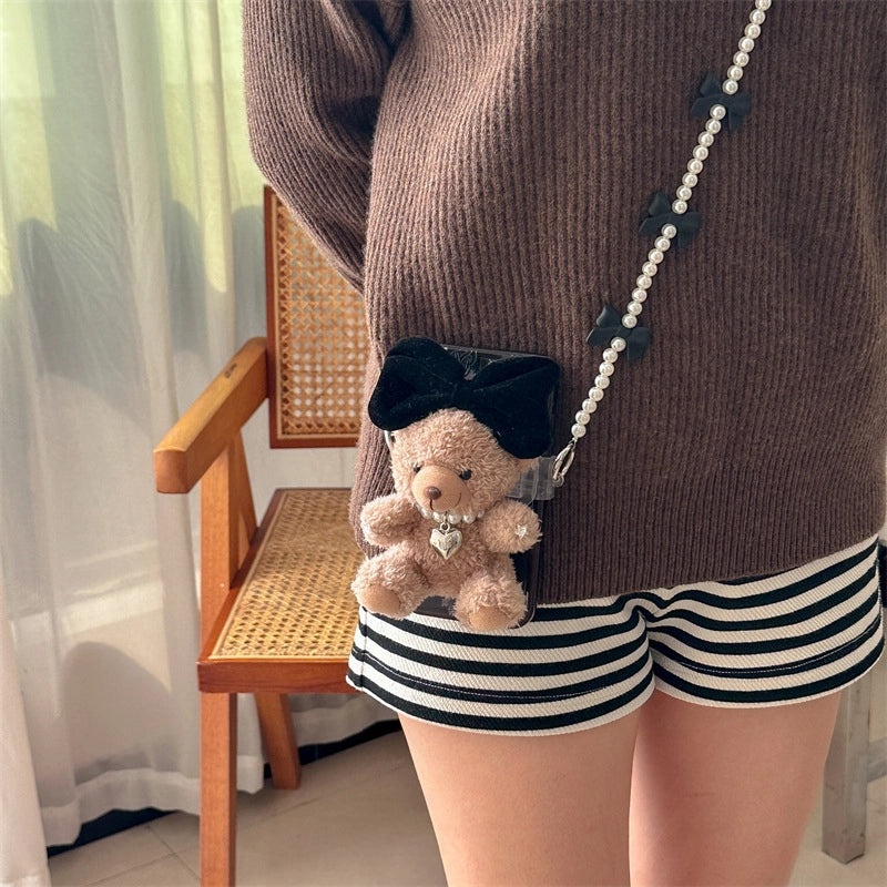 Cute Bear Faux Pearl Plush Toy|Kids Toys & Plush Animals