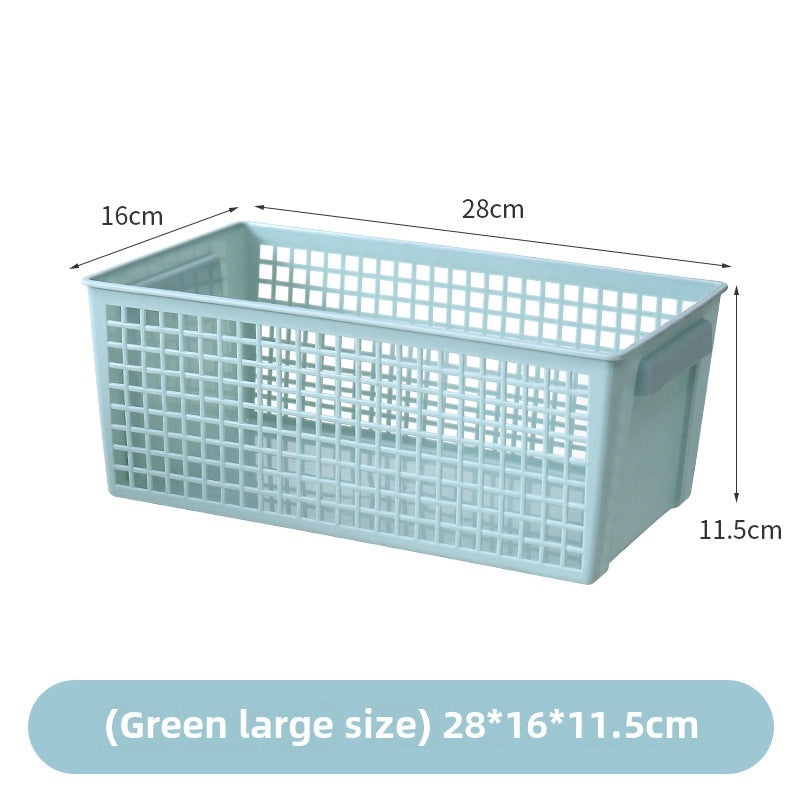 Plastic Rectangular Desktop Storage Basket for Snacks and Sundries | Home Storage & Organization