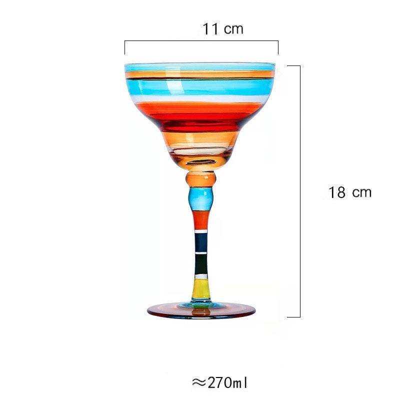 Elegant Casual Fruit Crystal Wine Glass - Single Piece|Home & Kitchen Tableware