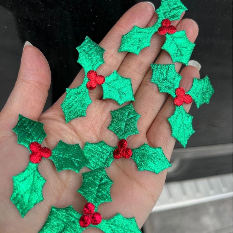 Christmas Green Leaf Hair Accessories DIY Handmade Floral Headdress Crafts Gifts | Jewelry & Accessories