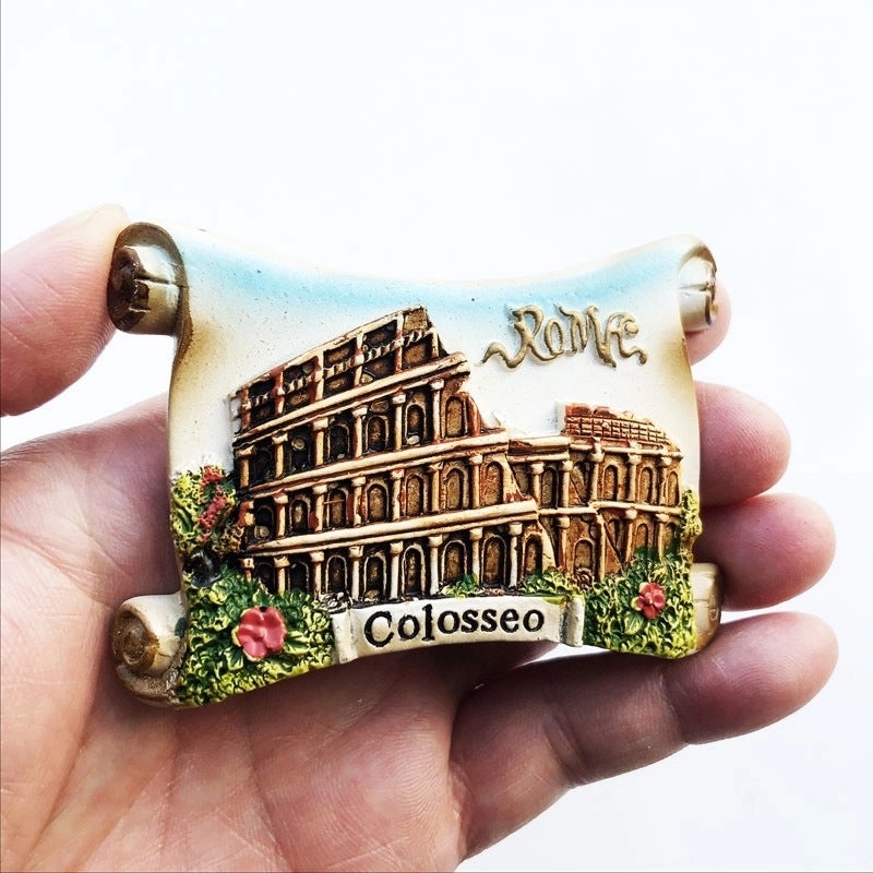 3-Piece Retro Streetwear Color Block Synthetic Resin Magnets Set|Home Decor & Magnets