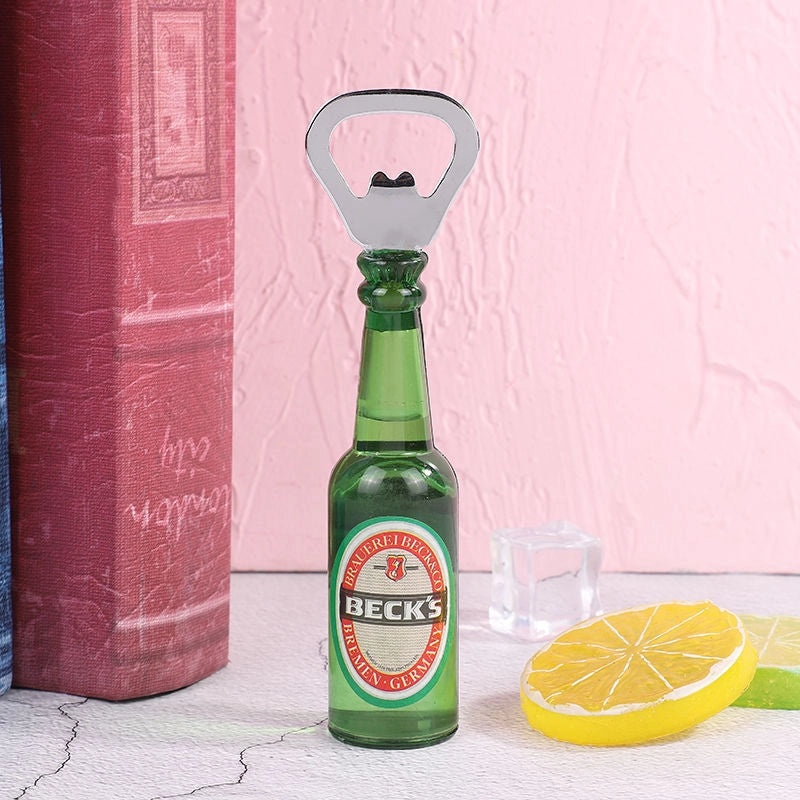 Creative Mini Beer Bottle Opener Refrigerator Magnet Personalized Home Bar Tool | Kitchen & Dining Accessories