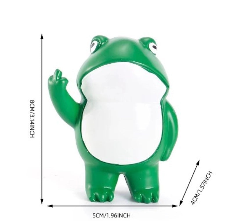 Cute Cartoon Frog Resin Figurines for Home Decor|Home Decor & Accessories