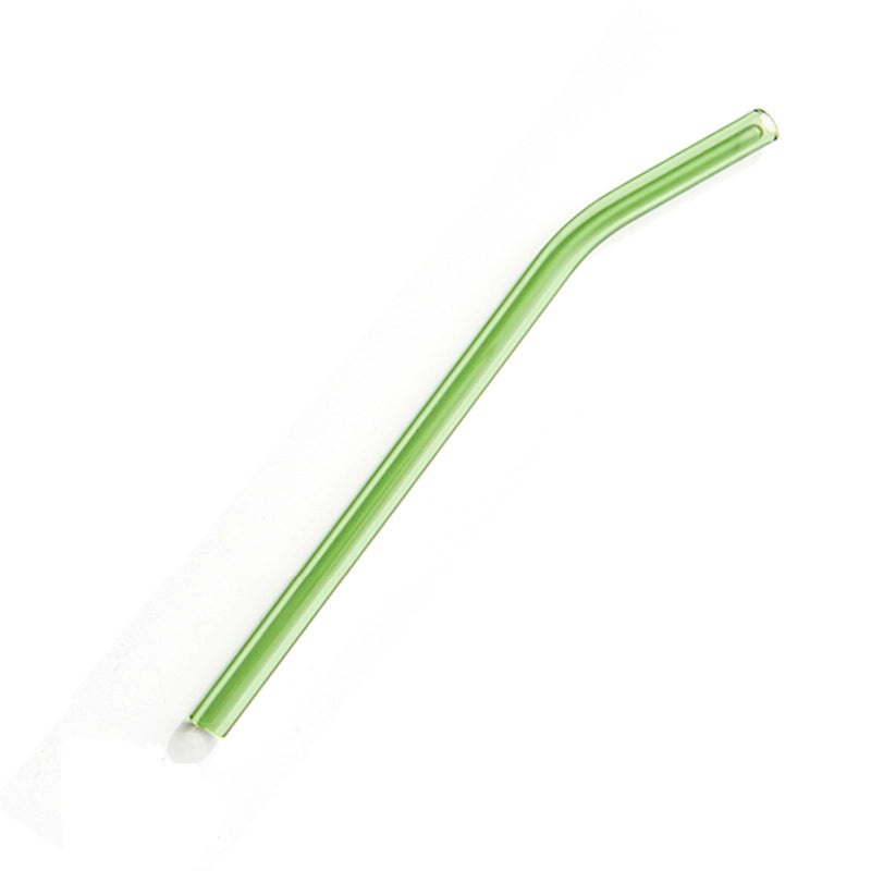 High Temperature Resistant Transparent Glass Straw for Milk Tea | Drinkware & Accessories