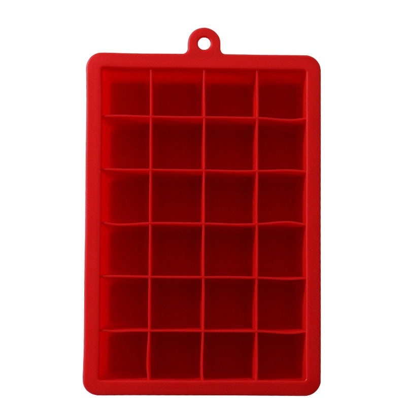 Silicone 24-Square Ice Cube Mold with Lid for Home Use | Kitchen & Dining Accessories