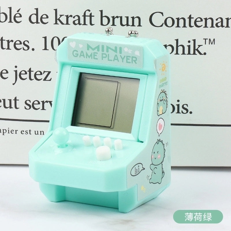 20 Retro Arcade Machine Keychain Set Mini Handheld Game Console Pendant Schoolbag Toy Gift|Accessories & Keychains