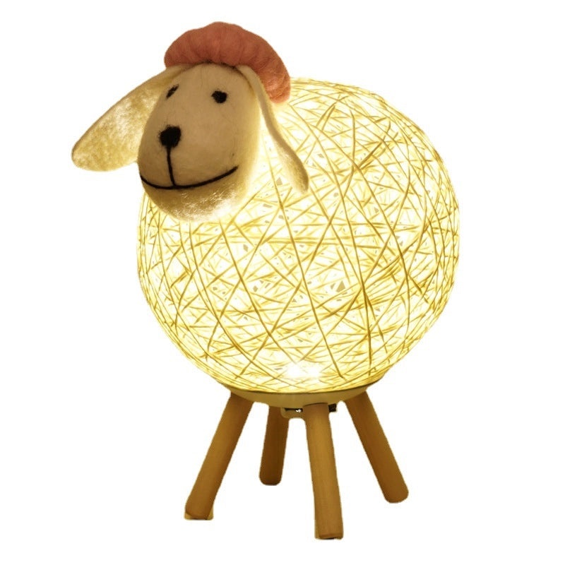 Creative Lamb Night Light with Smart Voice and Mobile App Control for Kids' Bedroom|Kids Night Lights