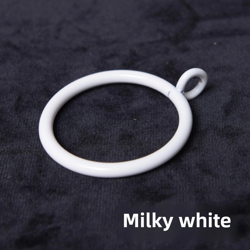 Curtain Hanging Rings with Clips for Roman Rods | Home Decor & Window Treatments