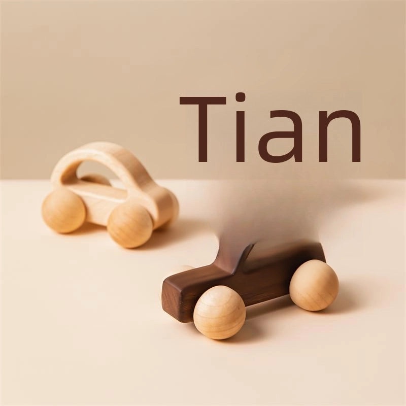 Walnut Wooden Mini Color Car Toy for Kids | Early Learning Building Blocks | Baby Educational Cart | Wooden Educational Toys|Building Toys