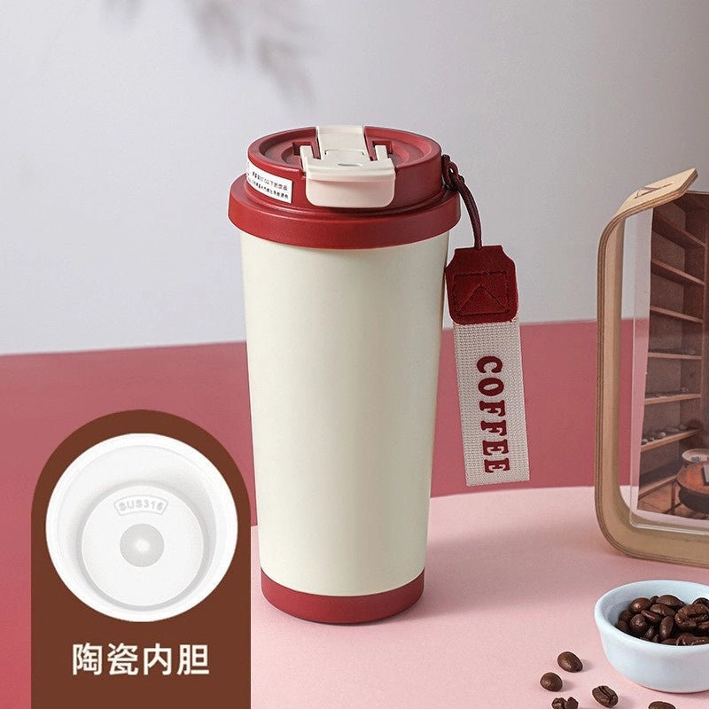 Retro Letter 201 & 304 Stainless Steel Water Bottles for Christmas Valentine New Year | Drinkware & Accessories