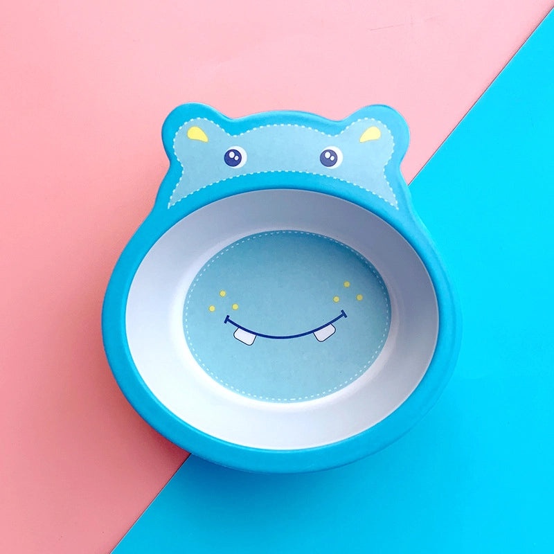 Adorable Cartoon Bamboo Fiber Kids Tableware Single Piece|Kitchen & Dining