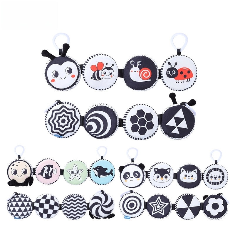 Aipinqi Baby Soft Cloth Book with Animal Designs Double-Sided Educational Toy for Crib or Bedside Use|Baby Toys and Early Learning