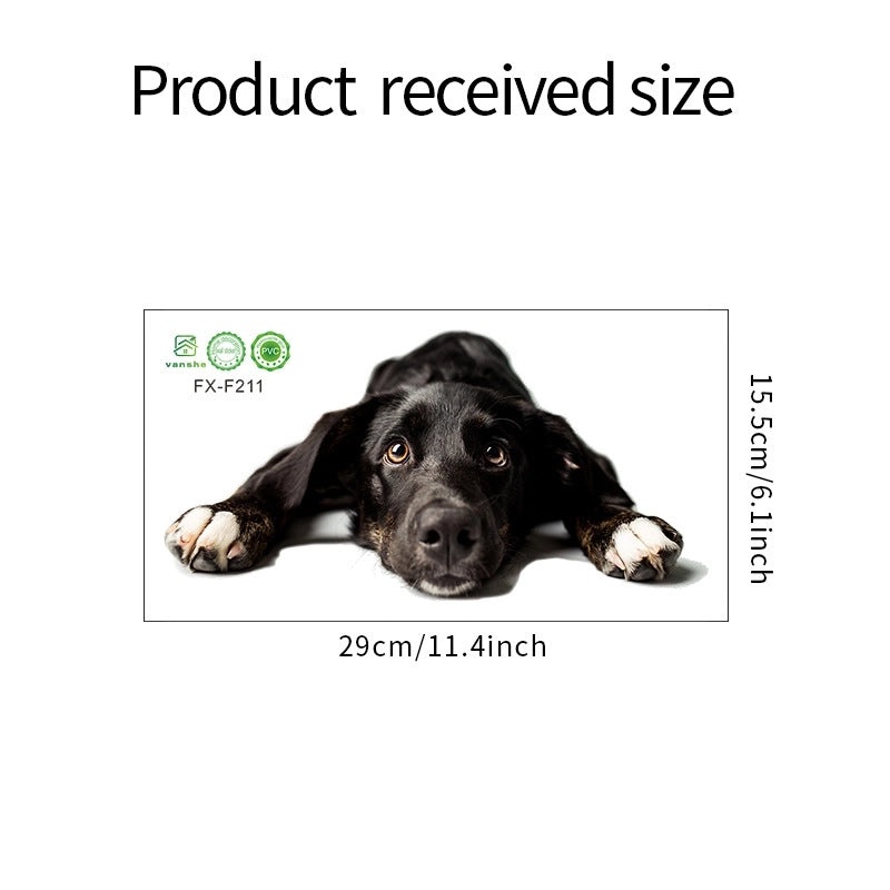 Adorable Rabbit Pet PVC Wall Decal for Dog and Cat Lovers | Home Decor