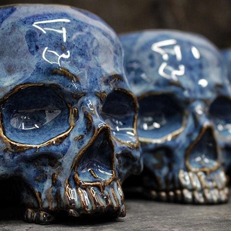 Punk Skull Resin Mug for Christmas, Valentine’s Day & New Year | Home & Kitchen Accessories