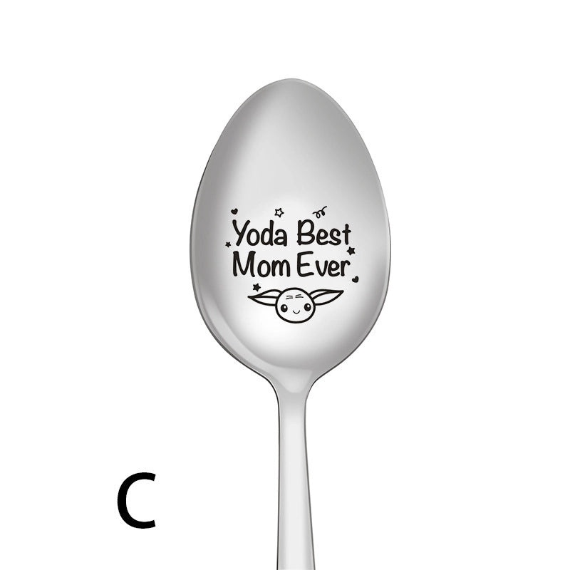 Cute Cartoon Stainless Steel Spoon for Everyday Use|Kitchen & Dining Accessories